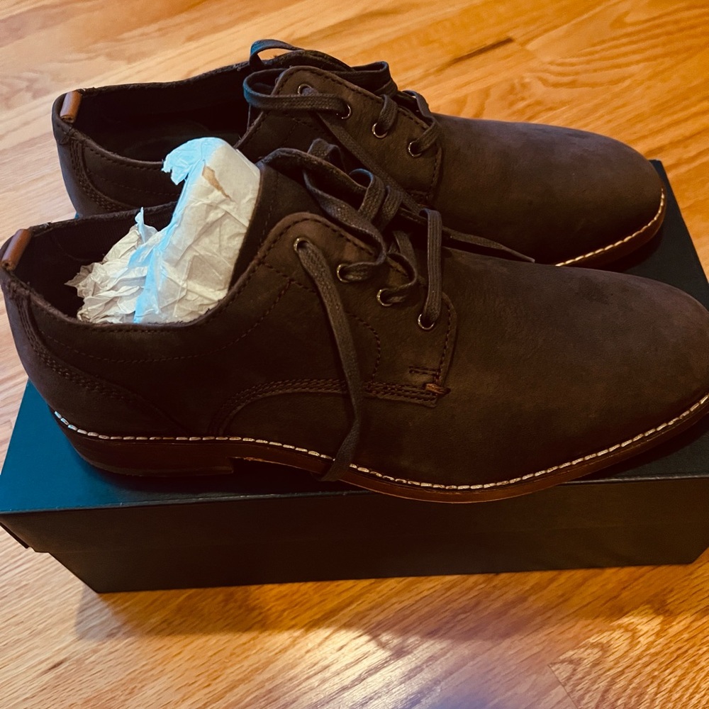 Cole Haan Men's Feathercraft Grand Blucher Oxford Brown Size 7